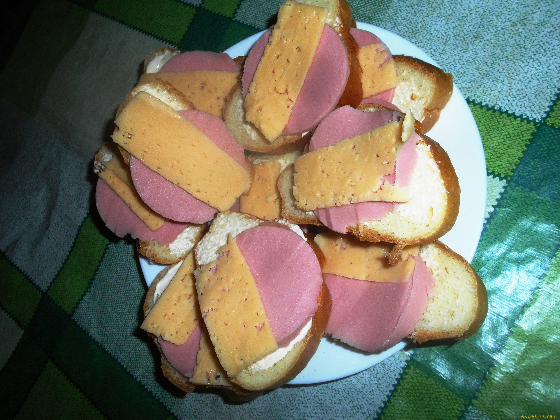 кекс с колбасой и сыром фото